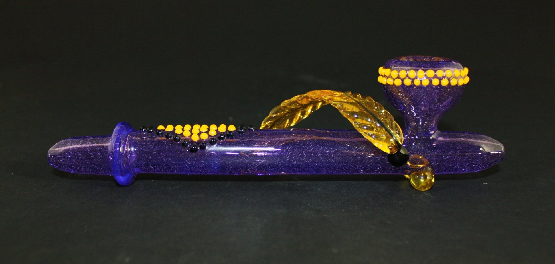 PhoenixFire Glass peace pipe - HG Shipping Dept. - HG