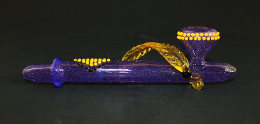 PhoenixFire Glass peace pipe - HG Shipping Dept. - HG