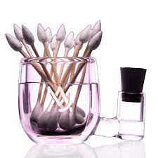 Pink ISO Station for Dab Cleaning: The MJ Arsenal Pink ISO Station offers a stylish and convenient way to organize cleaning tools and solution, making rig maintenance easy and efficient, perfect for on-the-go dabbing.