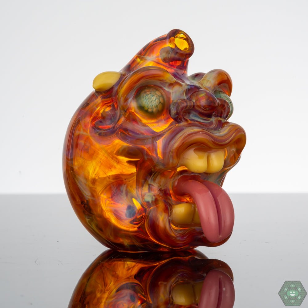 Portable Dab Rig for Smooth Hits: The Kaleb Folck Face Ball Rig is a 7-inch rig, offering both portability and smooth, enjoyable dabbing experiences.