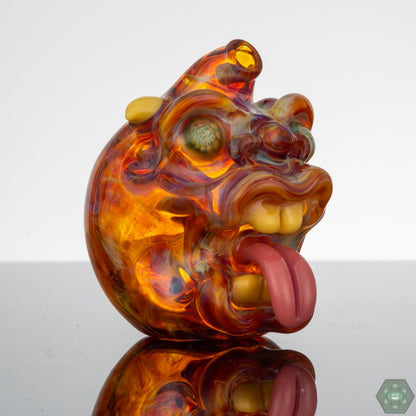 Portable Dab Rig for Smooth Hits: The Kaleb Folck Face Ball Rig is a 7-inch rig, offering both portability and smooth, enjoyable dabbing experiences.