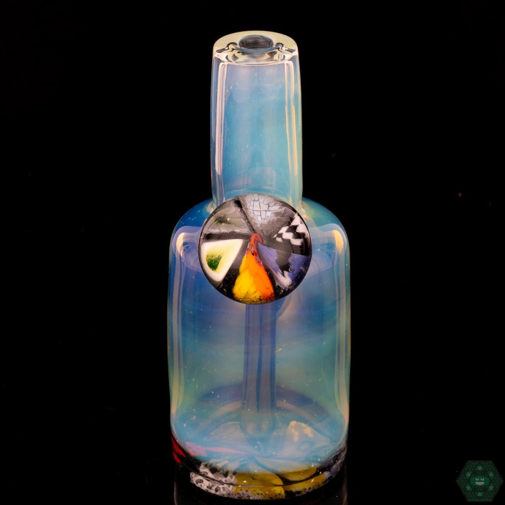 Portable Glass Smoking Piece: Take your sessions anywhere with these sleek and portable Tiny Tubes from Crunkelstein Glass.


