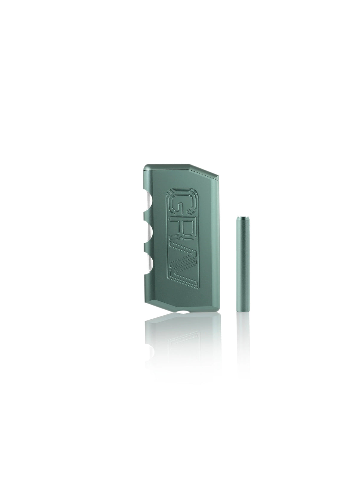 Portable One-Hitter Kit: The GRAV® Dugout includes everything you need for a quick smoke session, including storage, a one-hitter, and a carrying case.