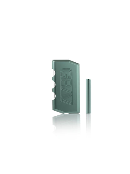 Portable One-Hitter Kit: The GRAV® Dugout includes everything you need for a quick smoke session, including storage, a one-hitter, and a carrying case.