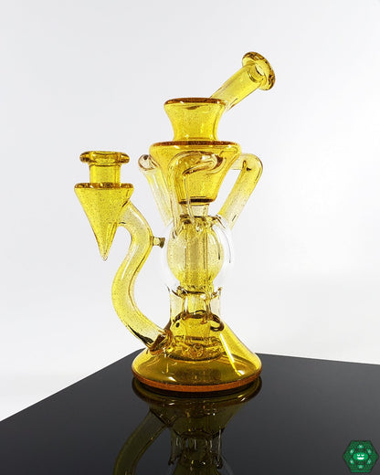 Professor Dank FBR, a high-quality functioning banger recycler designed for enhanced filtration and crafted from durable borosilicate glass.