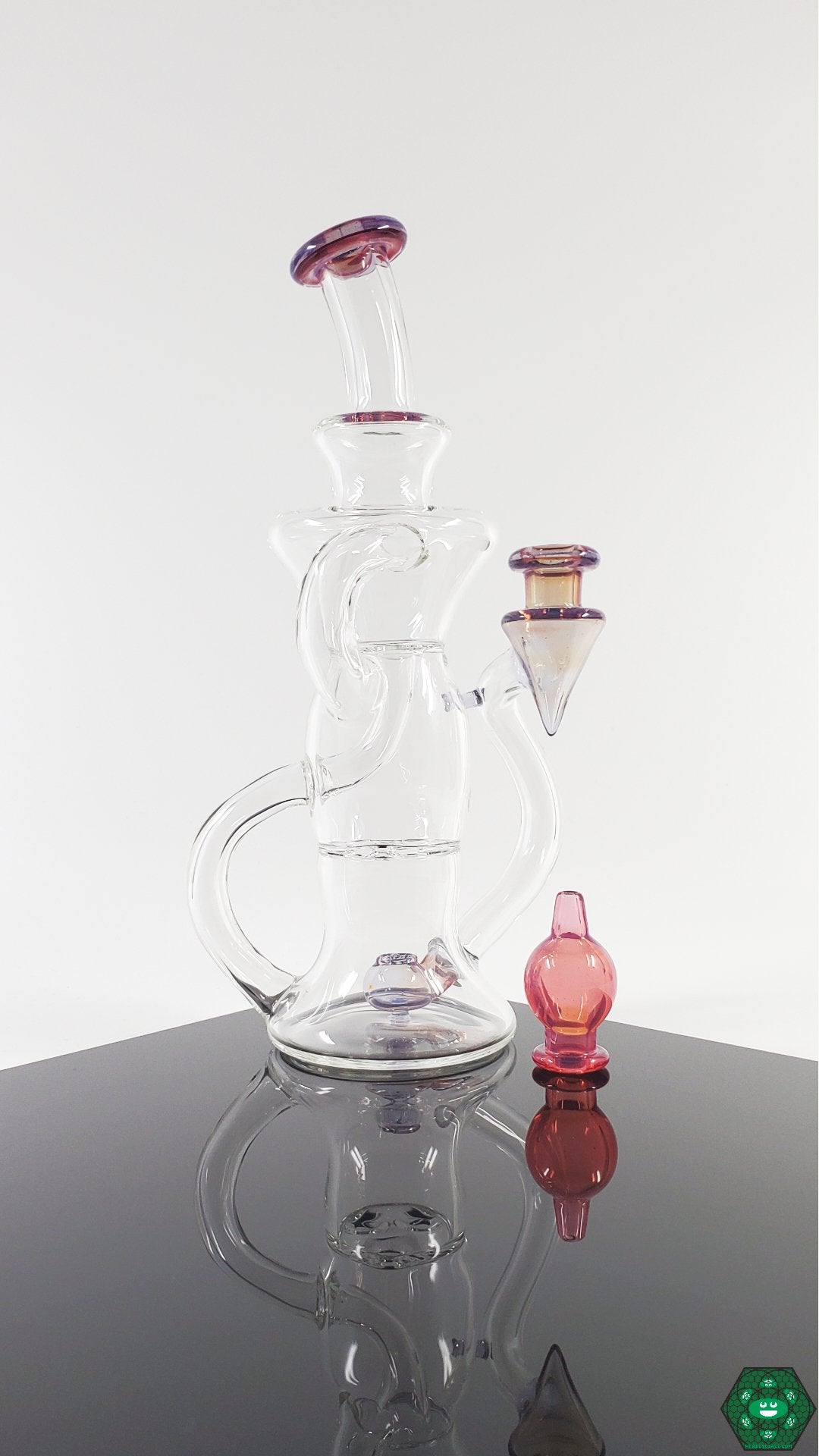 Professor Dank Refined Blooper | Unique Recycler Design with Detailed Craftsmanship for Effective Airflow


