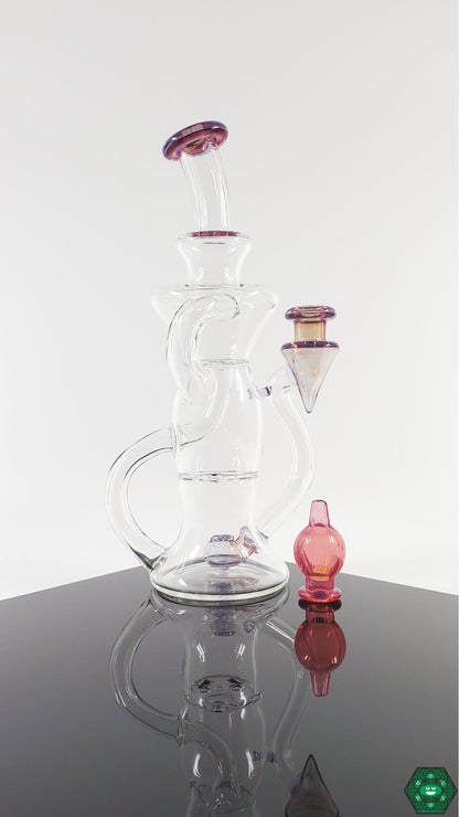 Professor Dank Refined Blooper | Unique Recycler Design with Detailed Craftsmanship for Effective Airflow

