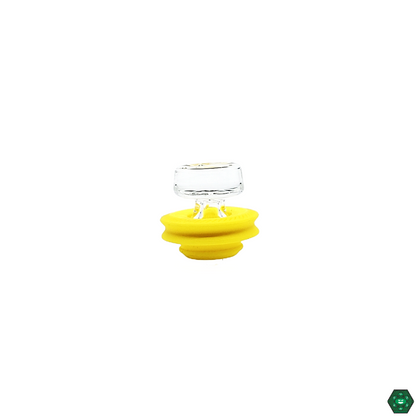 Comparing the Puffco Peak Pro Ball Cap with other carb caps, showcasing its superior airflow control for better vapor and flavor delivery.