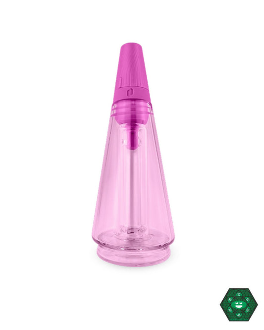 Puffco Peak Pro Travel Glass in Ribbon Pink – Stylish, durable, and travel-friendly glass designed to protect and transport your Puffco Peak Pro device.






