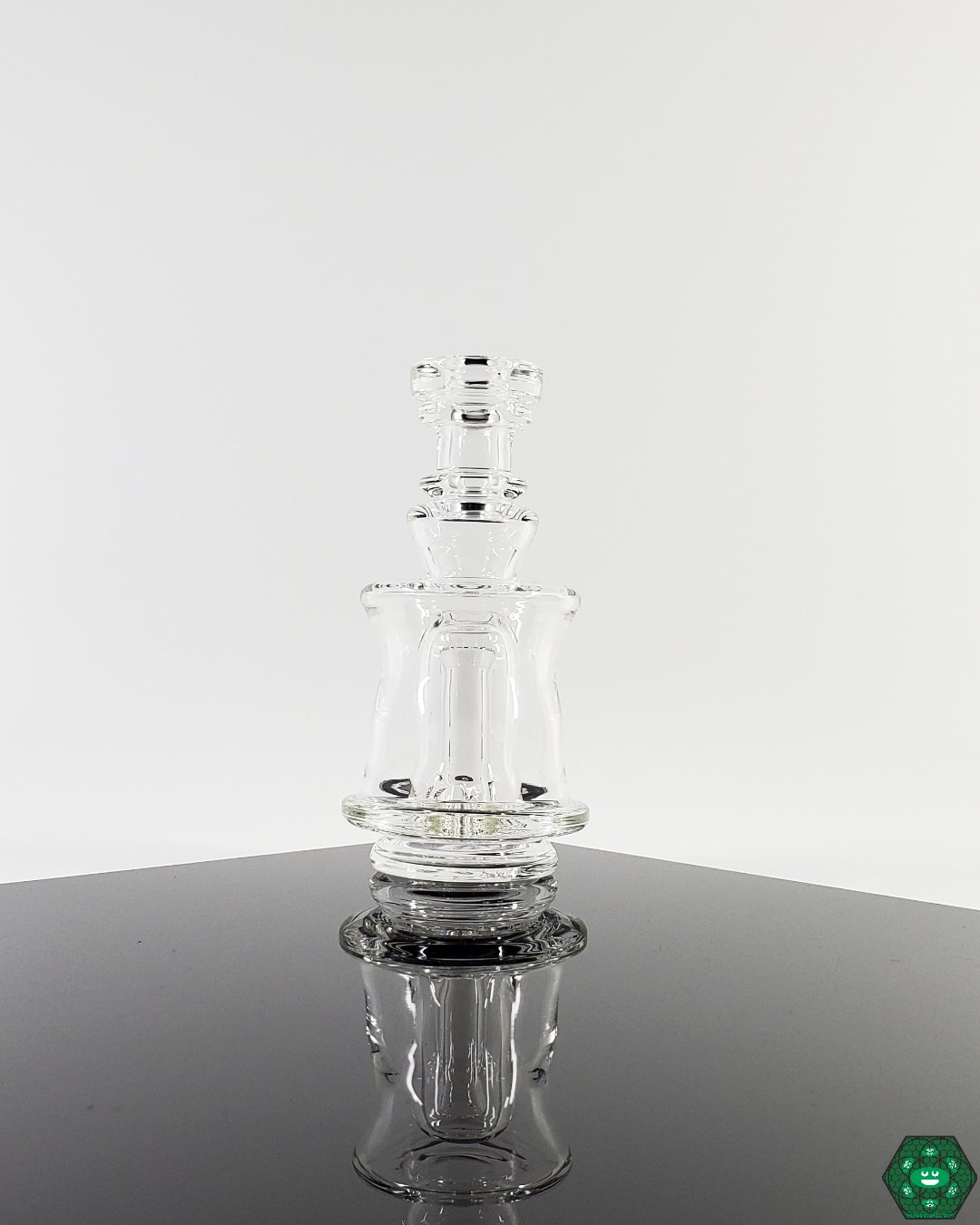 Puffco Perc Attachments: Ery Glass offers custom glass with a one-hole perc for enhanced filtration and smoother hits, designed for Puffco devices and available in a 4.25"-5" height and 1.75" diameter.


