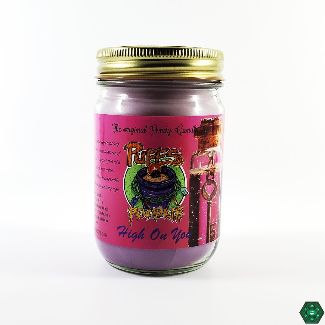 Puff's Pendy Melts Candles: Original fragrance collection for soothing home scents and a relaxing atmosphere.



