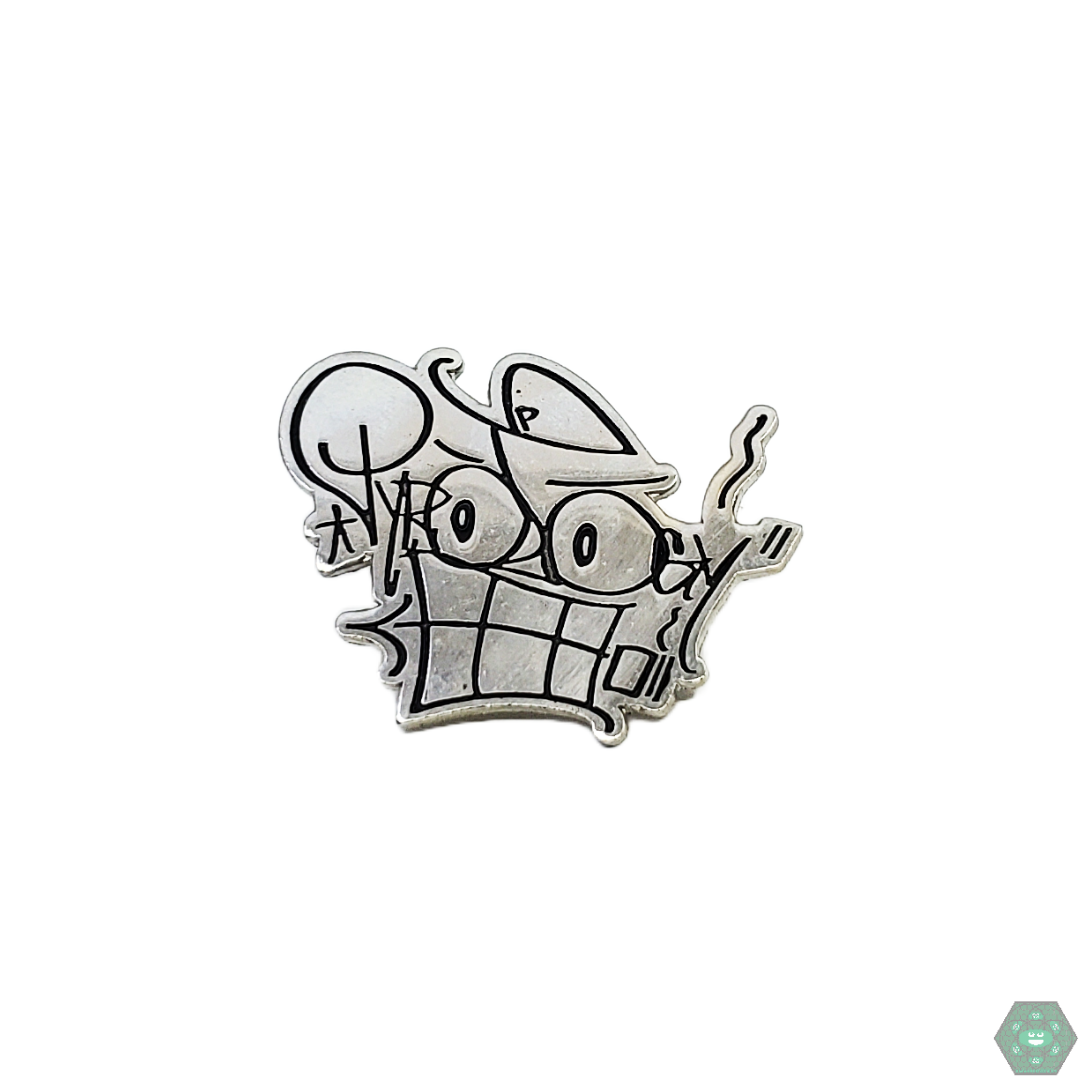 Pyrology Glass Hat Pin with a unique design, crafted from premium enamel for durability, making it a great addition to any collection