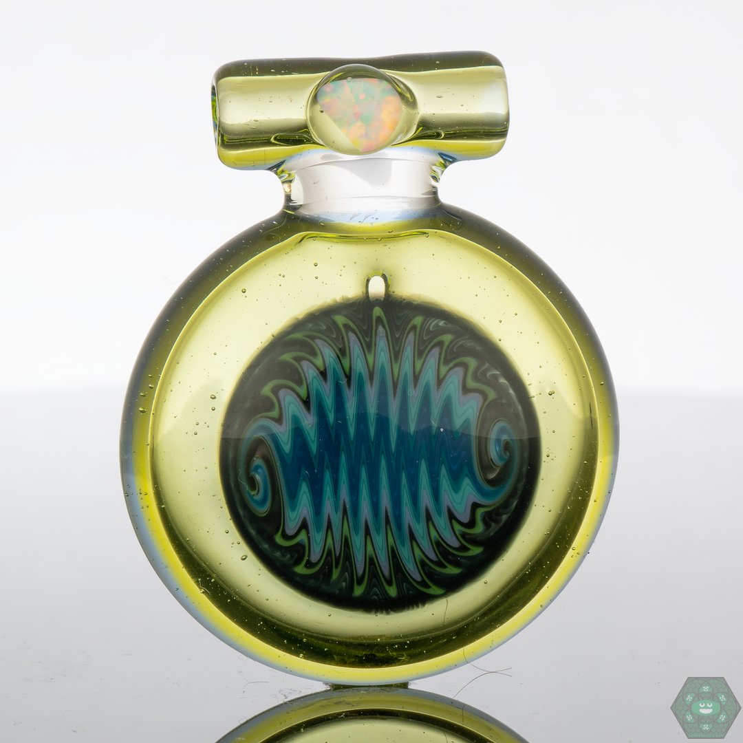 Ra Glass Pendant - Kryptonite - @Ra_glass - HG