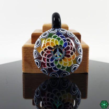  Rainbow Peace Sign Pendant: This 2-layer rainbow peace sign pendant by RL Dots combines vibrant colors with the timeless peace symbol, creating a beautiful and meaningful accessory.