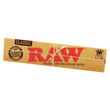 RAW Classic Rolling Papers – Unbleached for a cleaner burn and enhanced natural flavor of your herbs.