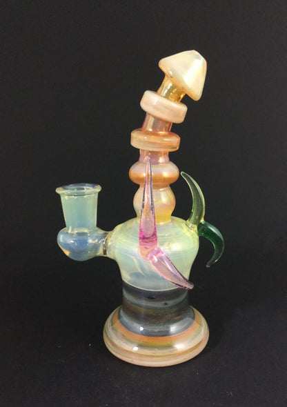 Rex Minitube, a compact and sturdy glass piece featuring an elegant design for glass enthusiasts