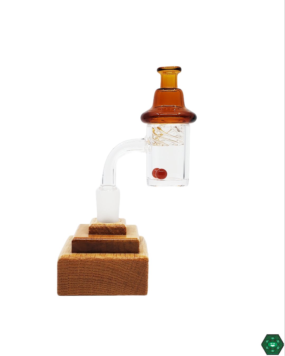 Riptide Banger Cap Set, designed for precise airflow control and optimal heat retention, ensuring a smooth dabbing experience.