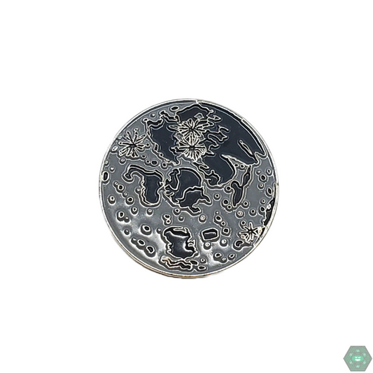 Sagan Glass Hat Pin combining artistic appeal with durable enamel, perfect for adding flair and style to any collection