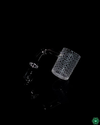 4MM Quartz Bangers with Sandblasted Nails from American Quartz. Durable and stylish bangers for your dabbing setup.