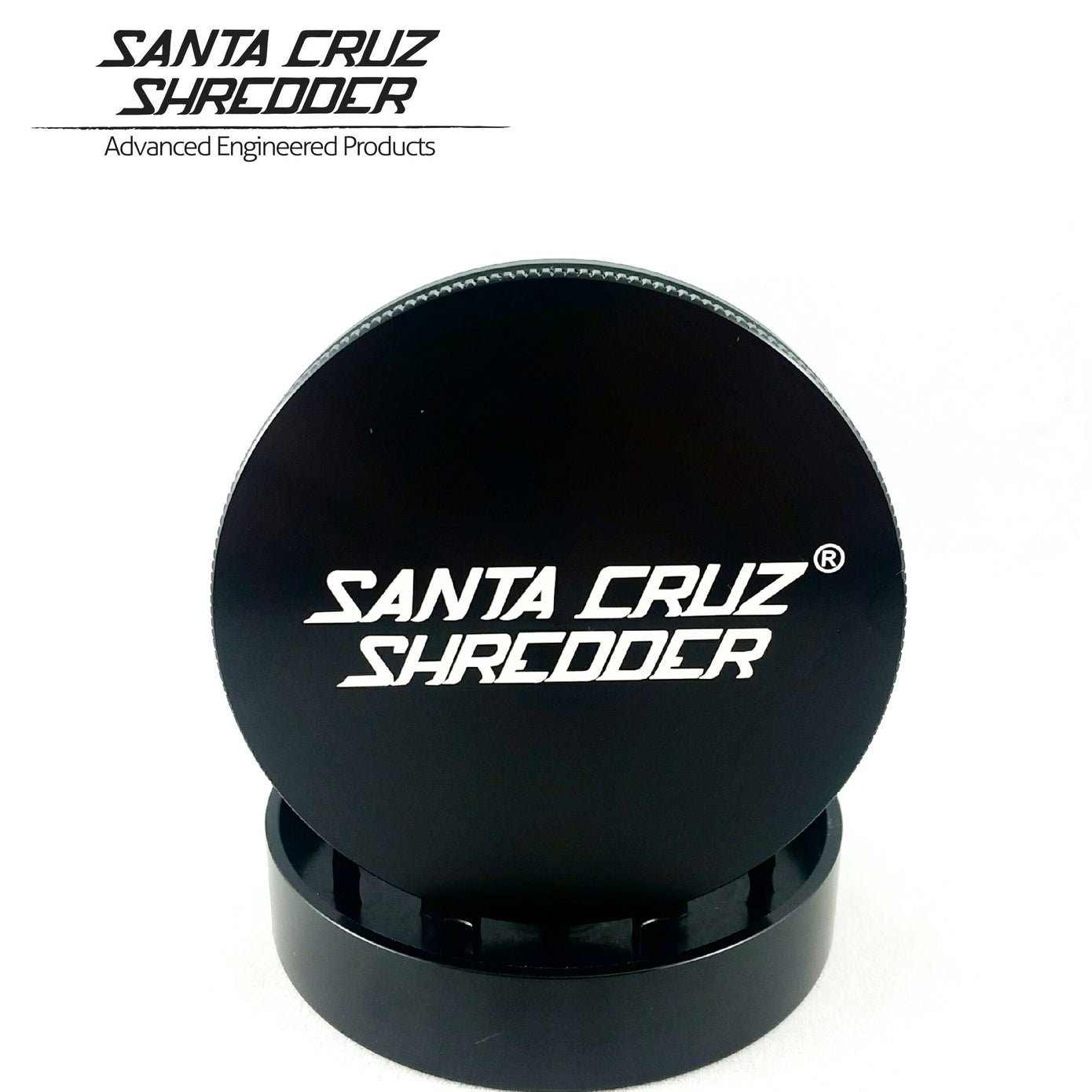 Santa Cruz Shredder Large 2-Piece Grinder, delivering consistent, smooth grinding with a durable construction, perfect for everyday use and easy portability.