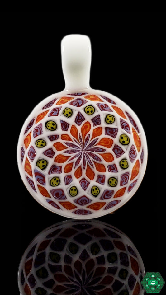 Shipley Glass - Funky Filla Millie Pendants (White) - @Shipleyglass - HG