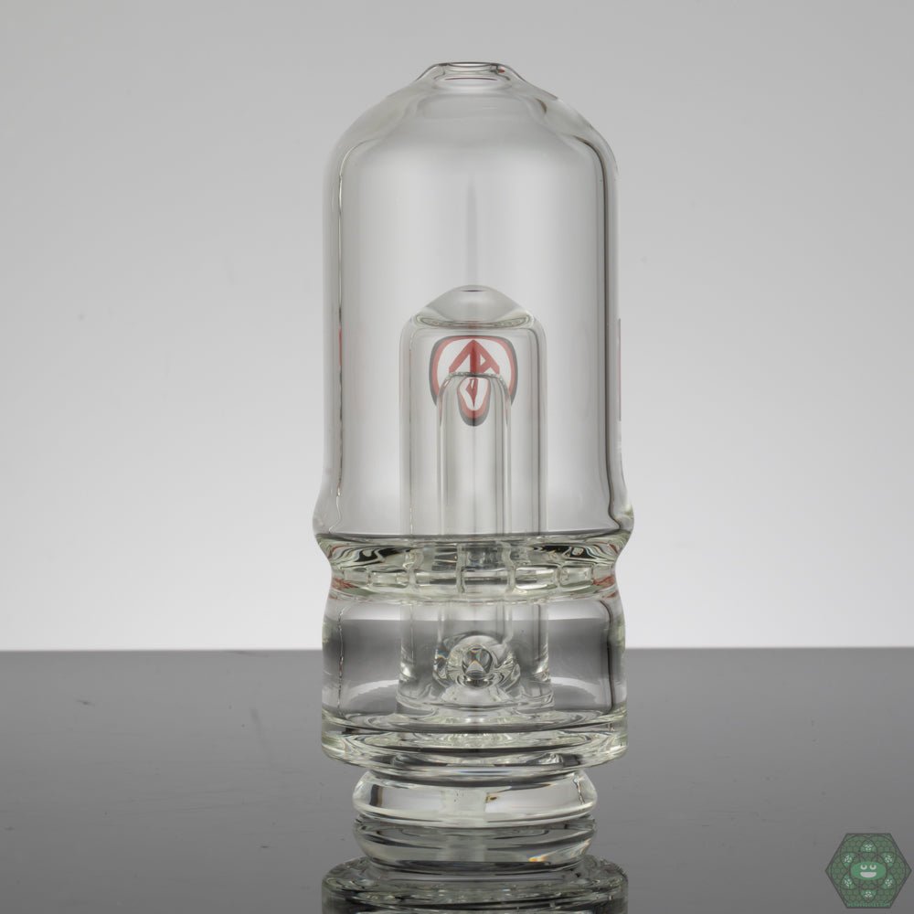 Single Ratchet Perc Attachment: This Galloway Glass piece features a single ratchet percolator for enhanced filtration and smoother hits.