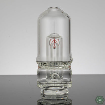 Single Ratchet Perc Attachment: This Galloway Glass piece features a single ratchet percolator for enhanced filtration and smoother hits.