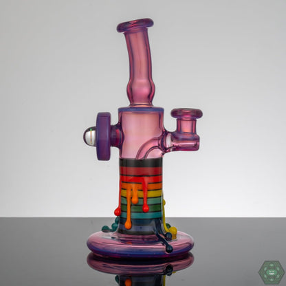 Skrillinger Royal Jelly Candle Jammer, a handcrafted glass dab rig with a unique jelly-inspired design.