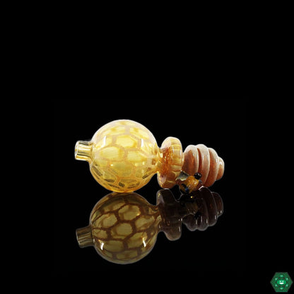 Sleek Bubble Cap for Efficient Airflow: The Joe P Bubble Cap's sleek design is optimized for efficient airflow, providing enhanced vaporization control and a smooth dabbing experience.