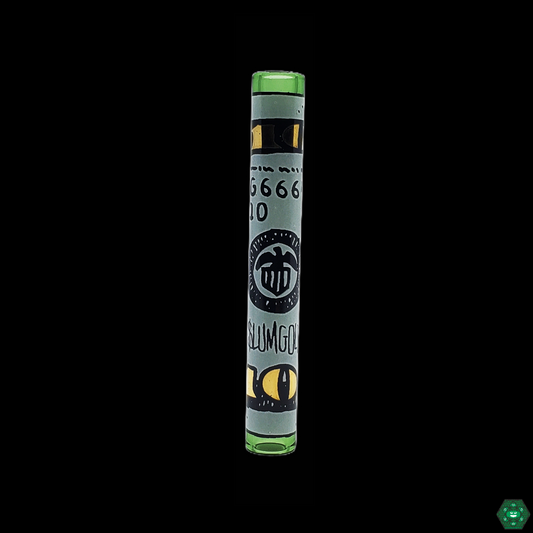 Slum Gold 100 Onie Premium Glass Banger, designed for concentrates, offering optimal performance for maximum flavor and vapor production.