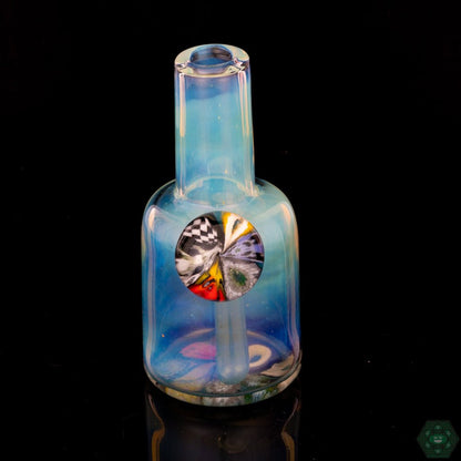 Smooth-Hitting Glass Pipe: Experience smooth and enjoyable hits with Crunkelstein's Tiny Tubes, designed for optimal airflow.