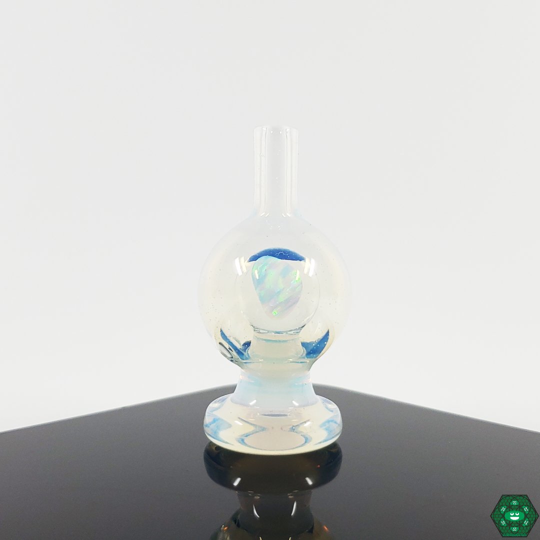 Soup Glass Full-Color Shaped Opal Cap, a stylish and functional addition to any collection, adding a pop of color with its unique design, perfect for glass art enthusiasts.


