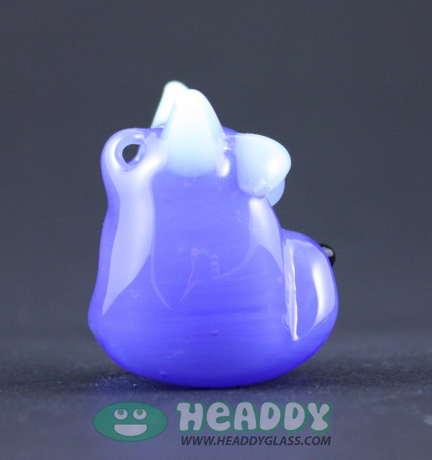 Swanny Glass shorty bull pendant - HG Shipping Dept. - HG