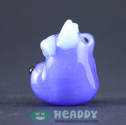 Swanny Glass shorty bull pendant - HG Shipping Dept. - HG