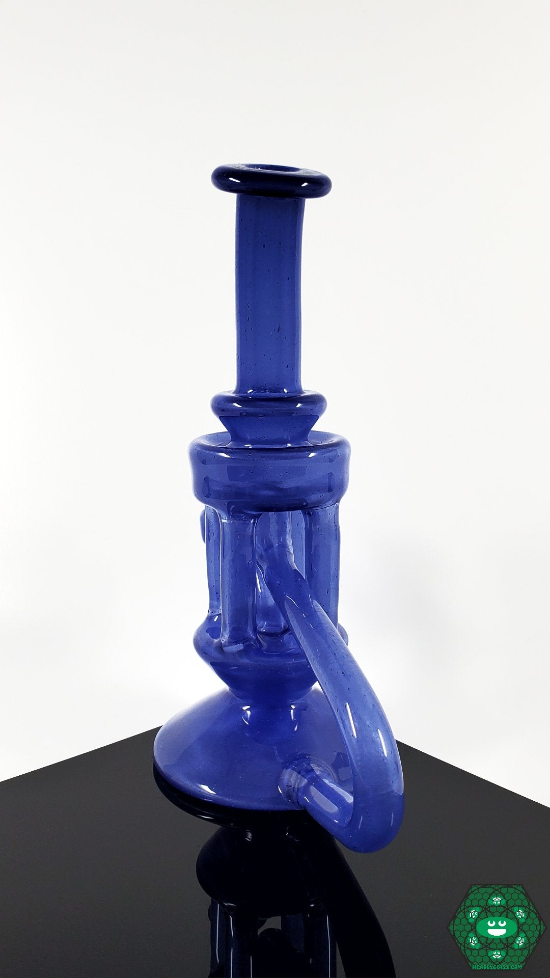  Schmitty Quad Uptake Recycler – Functional quad uptake design in Sonic Blue, delivering smooth filtration and stylish aesthetics.