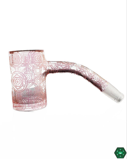 Temple Quartz - 25MM Gold Fumed Flat Top Nails - @Templequartz - HG