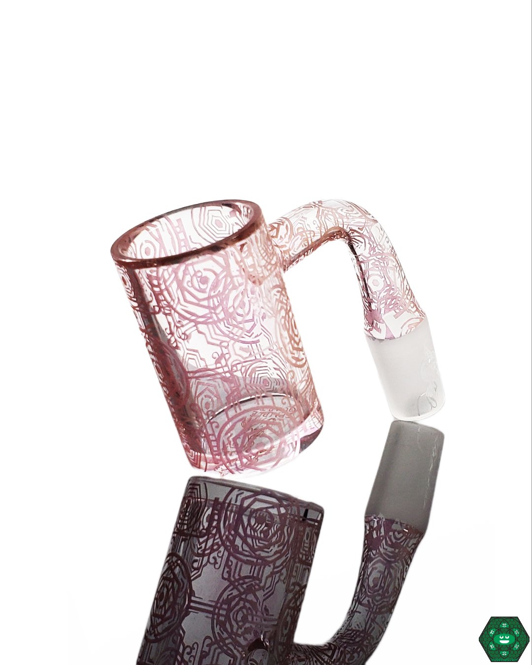 Temple Quartz - 25MM Gold Fumed Flat Top Nails - @Templequartz - HG