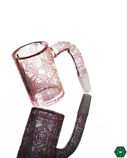 Temple Quartz - 25MM Gold Fumed Flat Top Nails - @Templequartz - HG