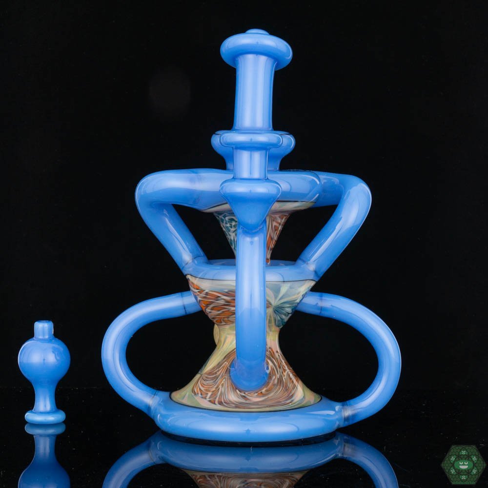 Terry Sharp Klein Egg Recycler #2 – Premium 14MM rig designed for smooth and flavorful hits.