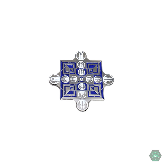 The Lightside Pin featuring a sleek design, made with durable metal for long-lasting wear, perfect for adding a stylish touch to any collection.