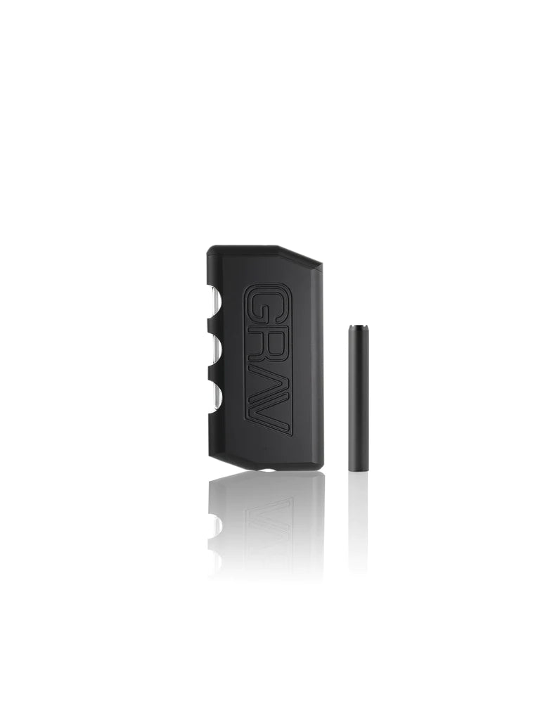  Travel-Friendly Smoking Kit: The included travel case makes the GRAV® Dugout perfect for on-the-go use, easily attaching to keychains, bags, or belt loops.