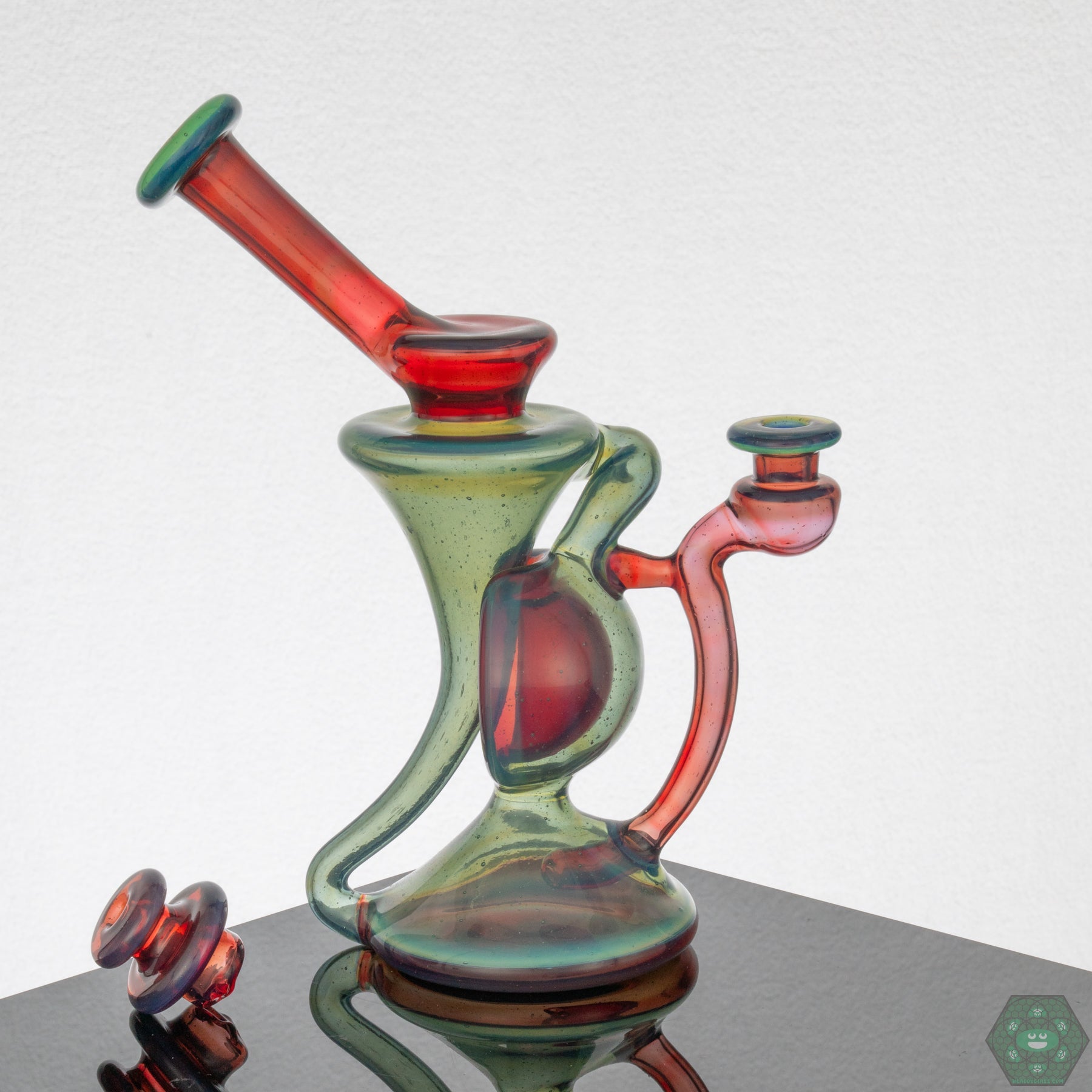 Trust Glass Half Ball Recycler - Opal Line & Phoenix - @Trustglass - HG