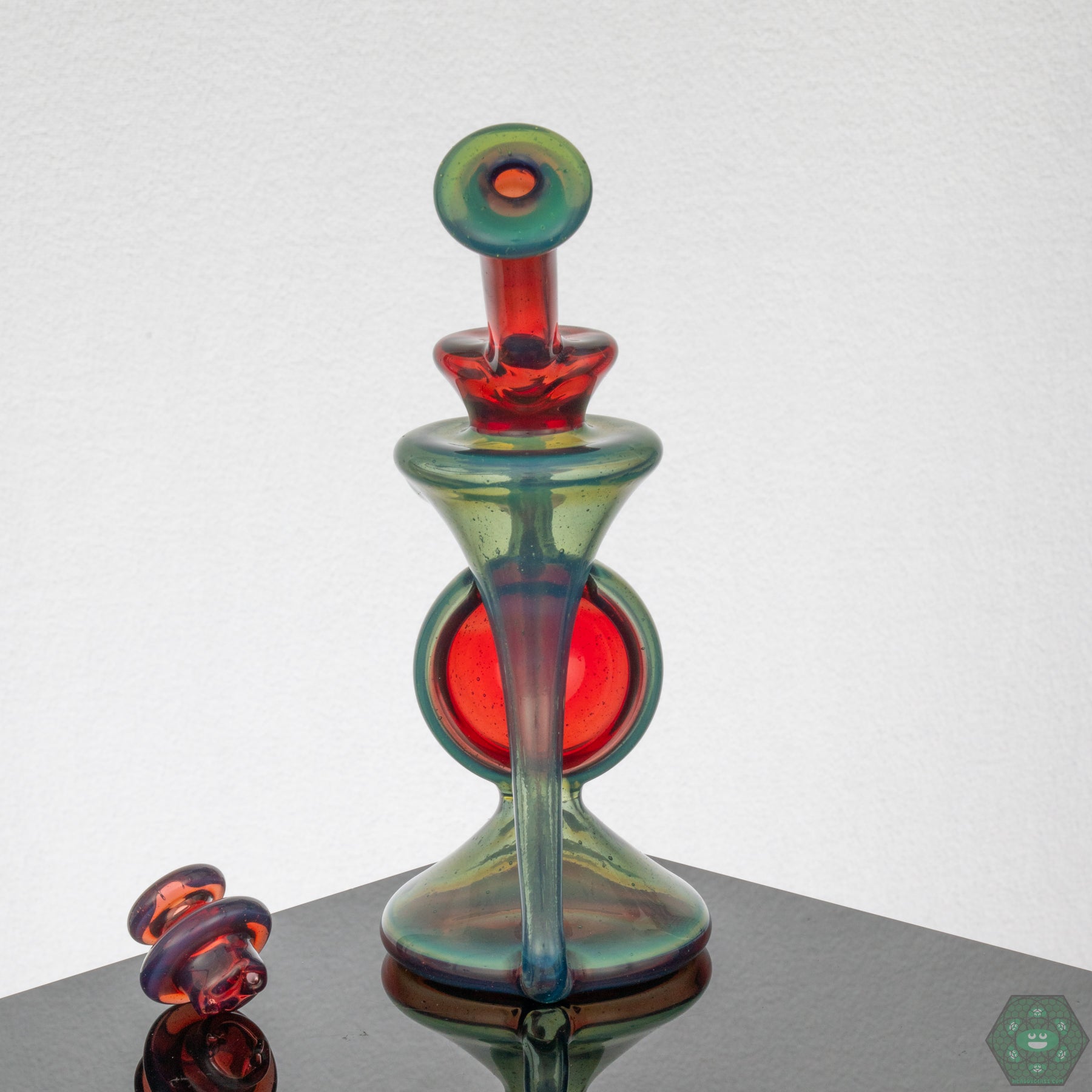 Trust Glass Half Ball Recycler - Opal Line & Phoenix - @Trustglass - HG