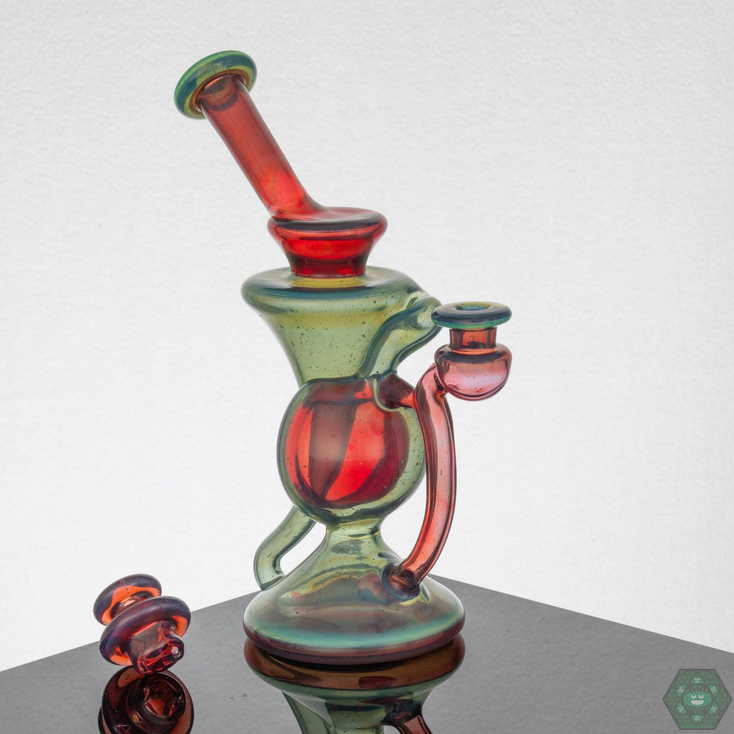 Trust Glass Half Ball Recycler - Opal Line & Phoenix - @Trustglass - HG