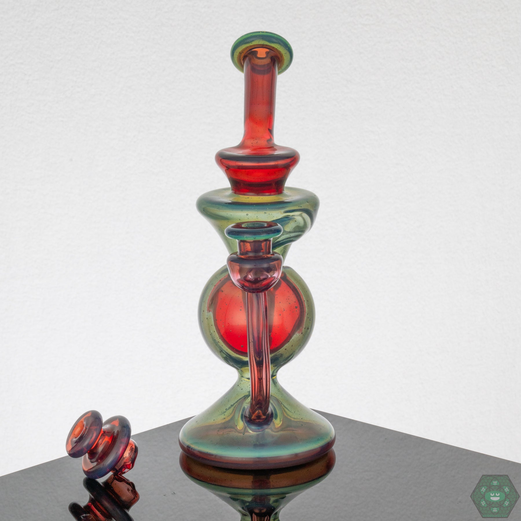 Trust Glass Half Ball Recycler - Opal Line & Phoenix - @Trustglass - HG