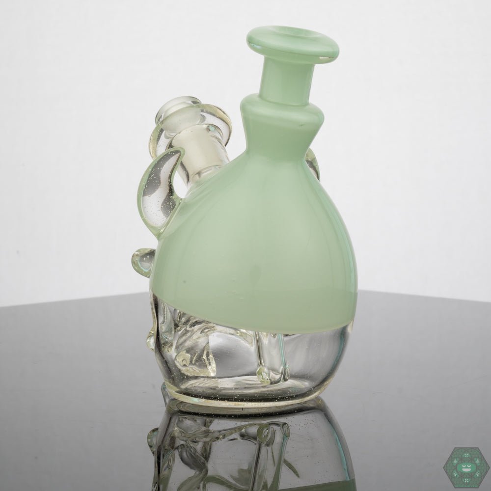 Tuskum Glass Skull Jammer - Mint - @Tuskum_glass - HG