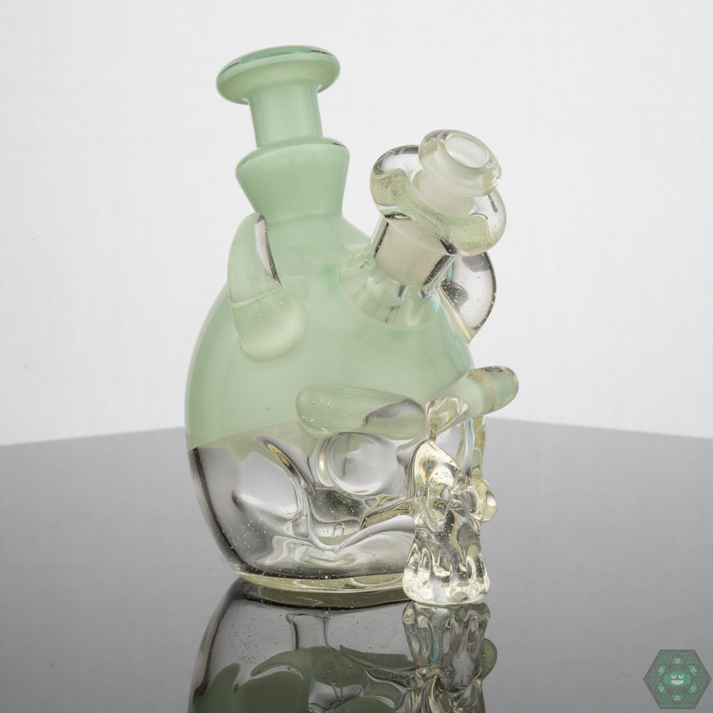 Tuskum Glass Skull Jammer - Mint - @Tuskum_glass - HG