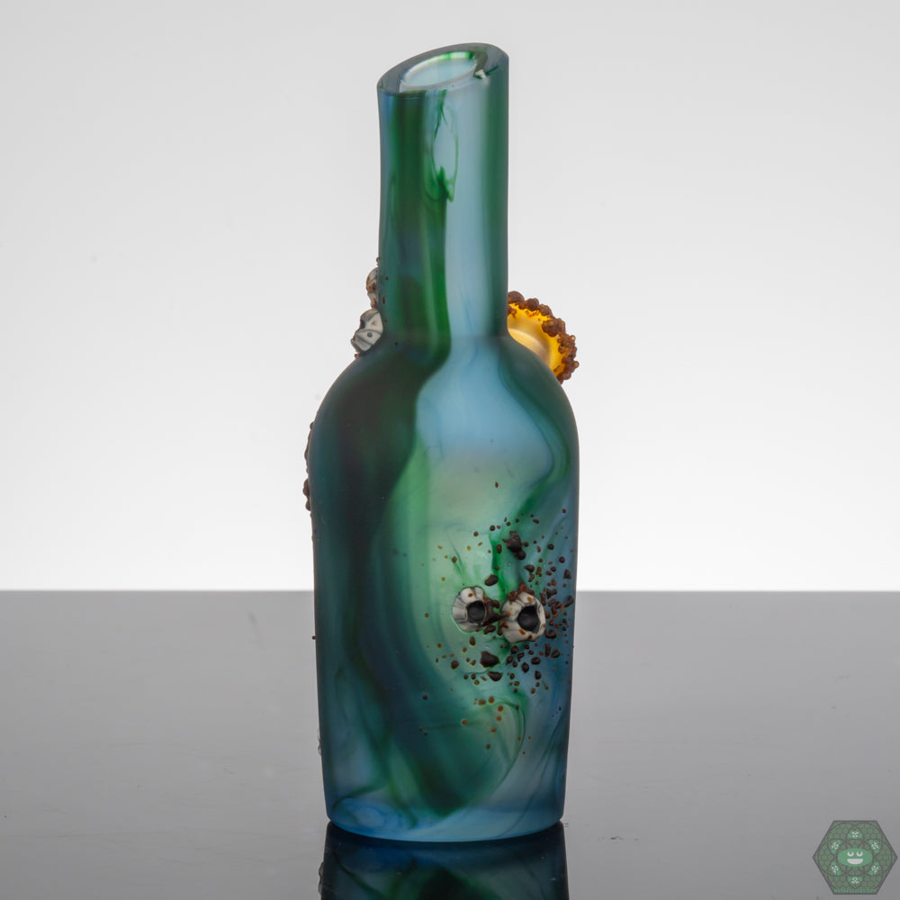 Unique Glass Art Piece: This Chubby Bubby by Whitney Harmon is a one-of-a-kind creation, perfect for collectors looking for distinctive and eye-catching glass art.