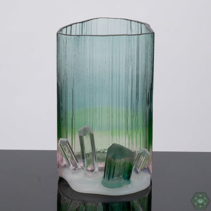 Unique Glass Art Piece: The Digger Glass Cluster Glass is a one-of-a-kind creation, perfect for collectors and enthusiasts looking for exceptional glass art.


