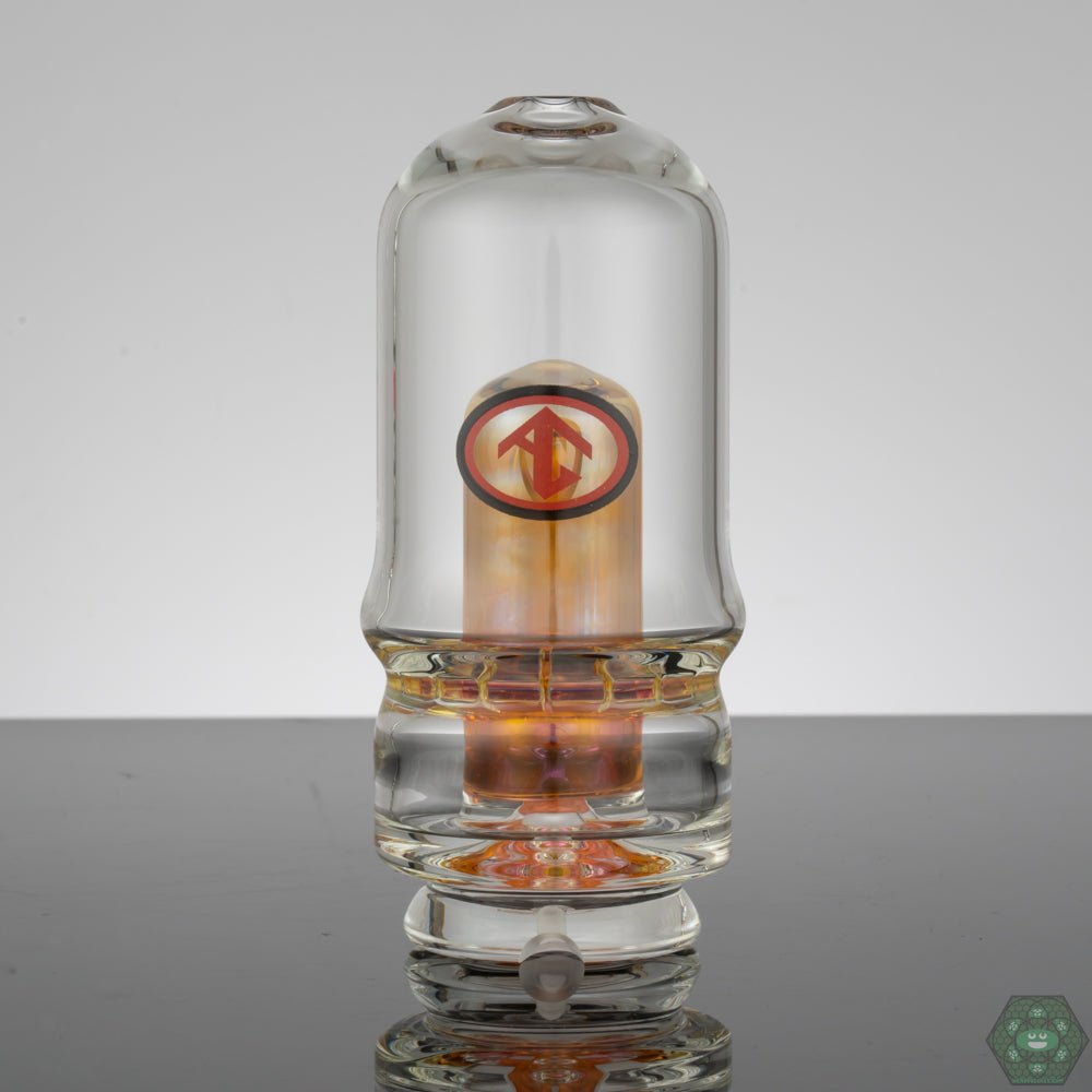 Unique Glass Attachment: The Galloway Glass Single Ratchet Attachment stands out with its distinctive design and combination of clear and fumed glass.